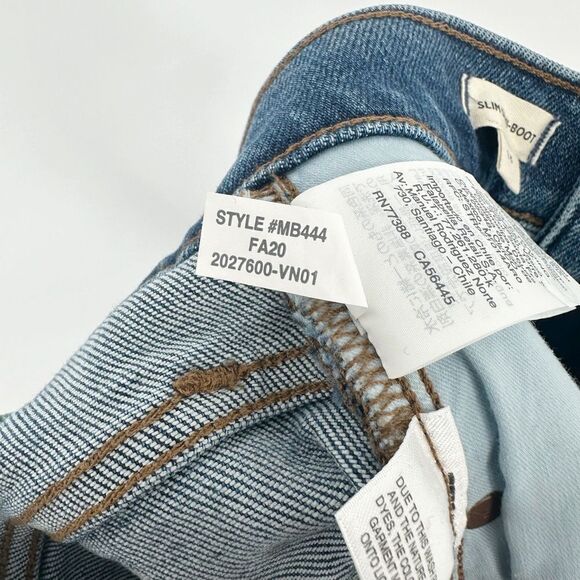 Madewell Slim Demi Boot Jeans High Rise Medium Wash in Northaven Wash Women's 24 - Picture 8 of 9